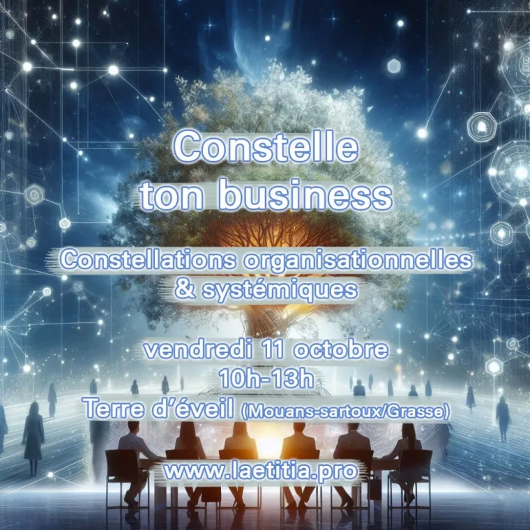 Constellations organisationnelles le 11 octobre à Mouans Sartoux, Grasse, Etoile du Levant